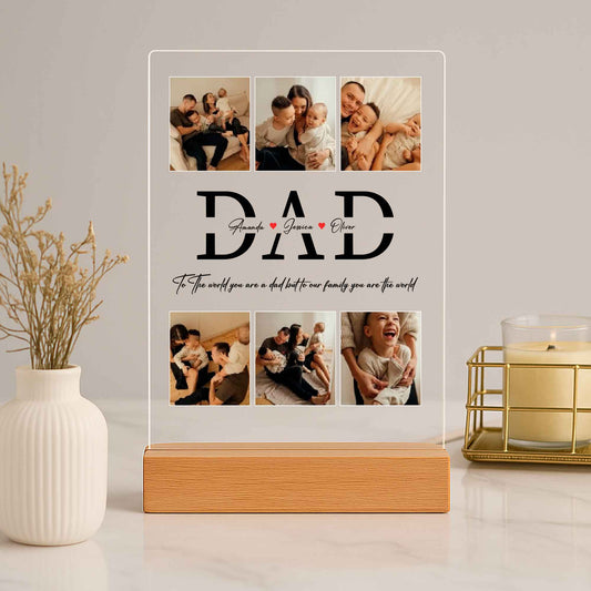 Personalized Dad Photo Gift – Custom Father’s Day Keepsake from Kids