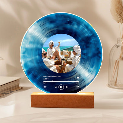 Custom Anniversary Vinyl – Photo + Our Song, Personalized Couple Keepsake Gift for Wedding & Anniversary