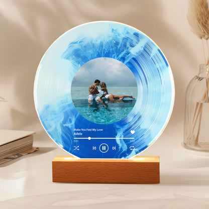 Custom Anniversary Vinyl – Photo + Our Song, Personalized Couple Keepsake Gift for Wedding & Anniversary