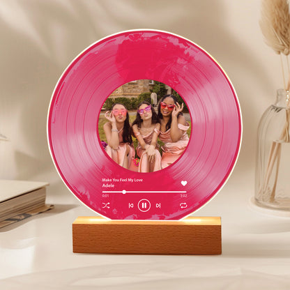 Custom Anniversary Vinyl – Photo + Our Song, Personalized Couple Keepsake Gift for Wedding & Anniversary