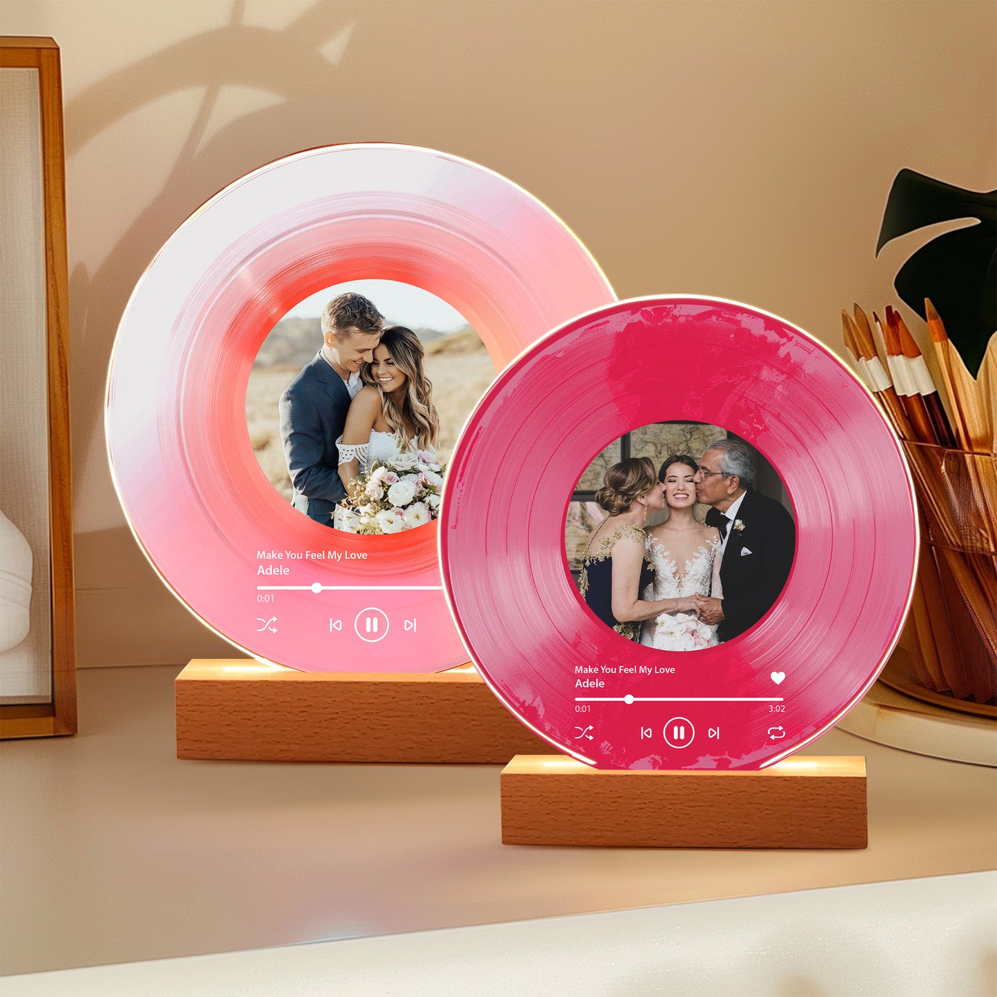 Custom Anniversary Vinyl – Photo + Our Song, Personalized Couple Keepsake Gift for Wedding & Anniversary